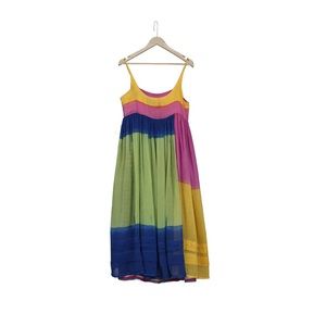 Injiri Multicolor Slip Dress. Size M. NWT.
